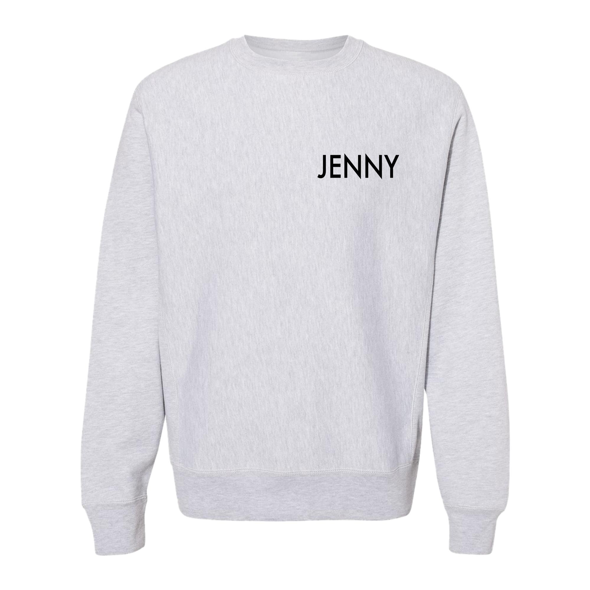 JENNY CLASSIC SNEK CREW HEATHER GREY/BLACK