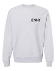 JENNY CLASSIC SNEK CREW HEATHER GREY/BLACK