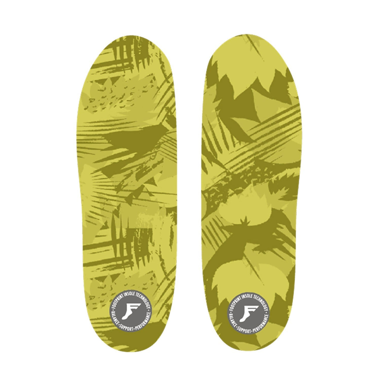 FP INSOLES KING FOAM FLAT 3MM GREEN CAMO - The Drive Skateboard Shop