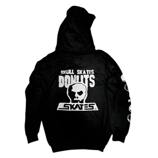 SKULL SKATES DONUTS HOODY BLACK