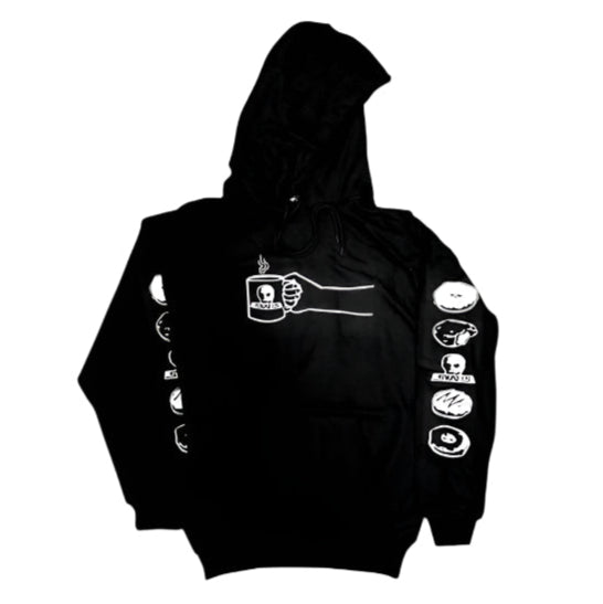 SKULL SKATES DONUTS HOODY BLACK