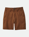 BRIXTON CHOICE CHINO SHORT 19" DARK EARTH - The Drive Skateshop