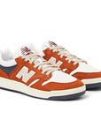 NEW BALANCE 480 ORANGE/WHITE - The Drive Skateshop