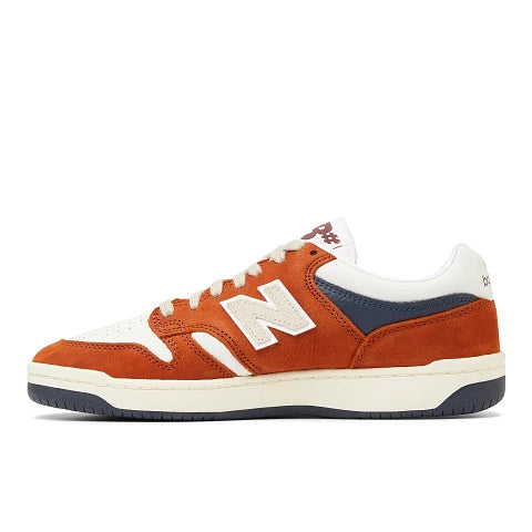 NEW BALANCE 480 ORANGE/WHITE - The Drive Skateshop