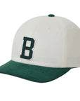 BRIXTON BIG B MP ADJ HAT OFF WHITE/PRIMAL GREEN