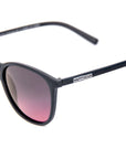 HAPPY HOUR SUNGLASSES FLAP JACK HOBAN MATTE BLACK RED - POLARIZED