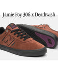 NEW BALANCE x DEATHWISH JAMIE FOY 306 BROWN/BLACK - The Drive Skateshop