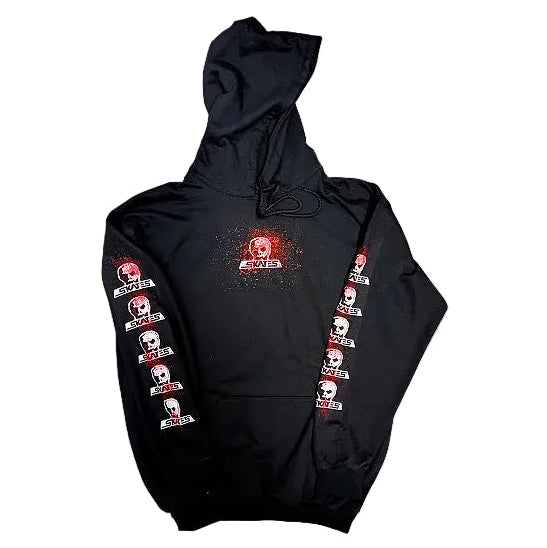 SKULL SKATES GIVE BLOOD HOODY BLACK