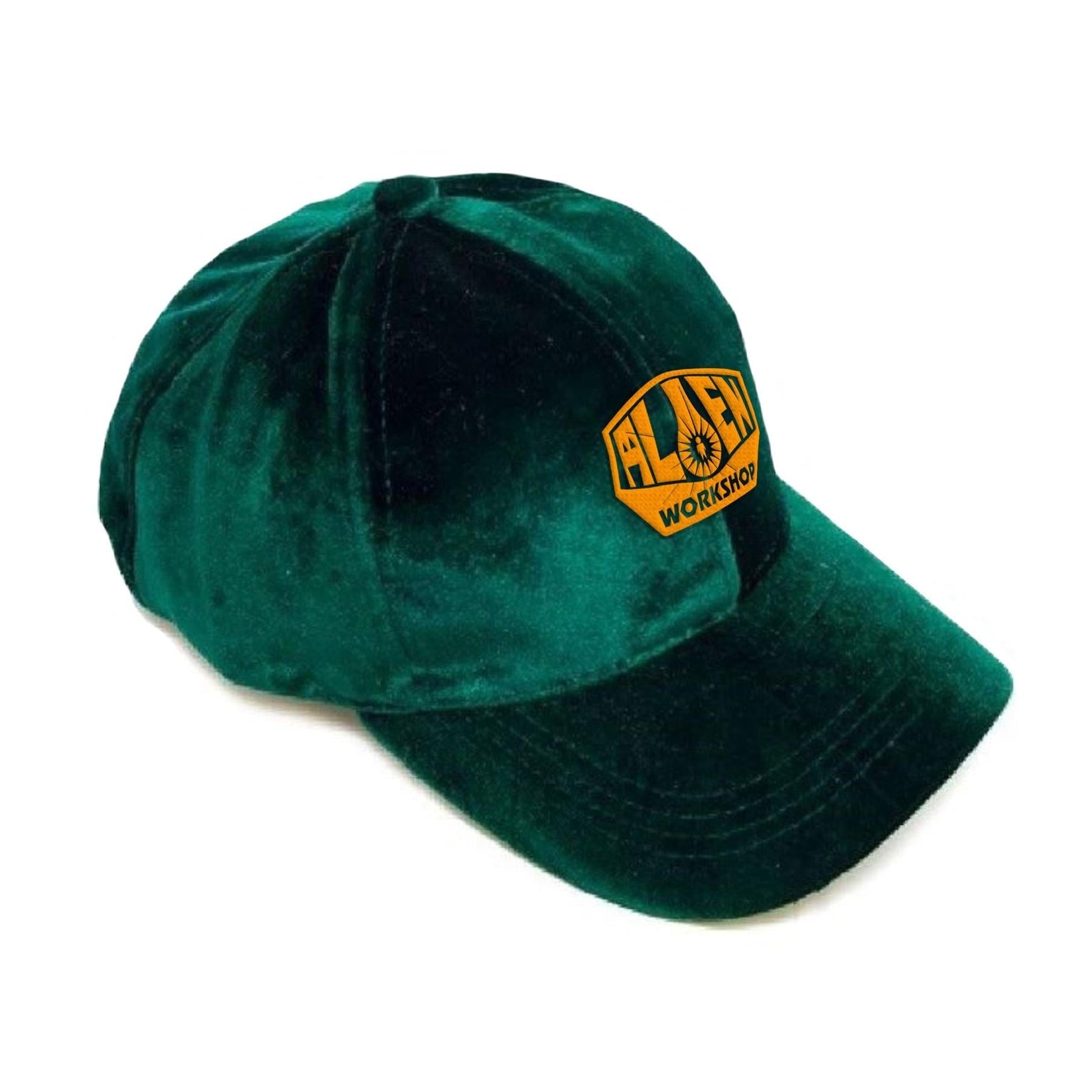 ALIEN WORKSHOP OG LOGO VELVET STRAPBACK GREEN - The Drive Skateboard Shop
