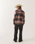 BRIXTON BOWERY FLANNEL MULTI SHADOW