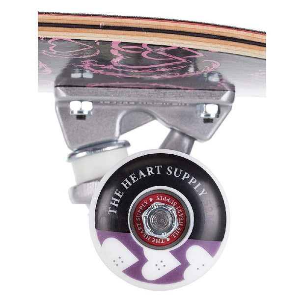 THE HEART SUPPLY COMPLETE BAM BLACK.PINK (8&quot;) - The Drive Skateboard Shop