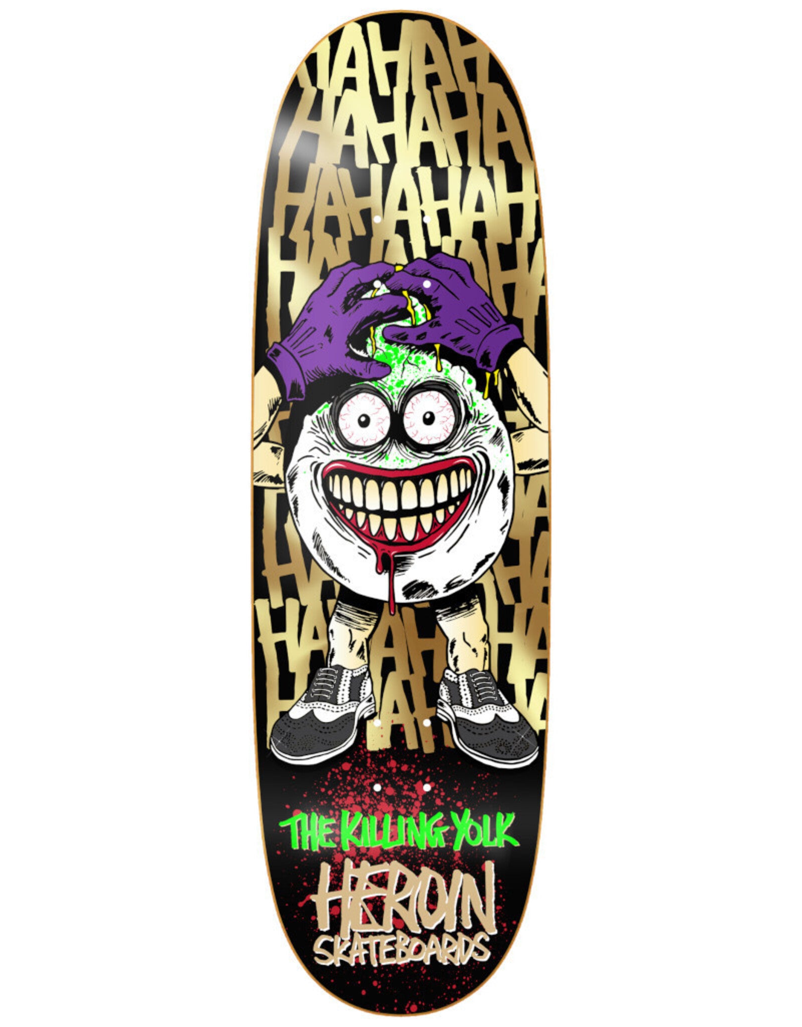 HEROIN DECK KILLING YOLK SYMMETRIC EGG (9.25")