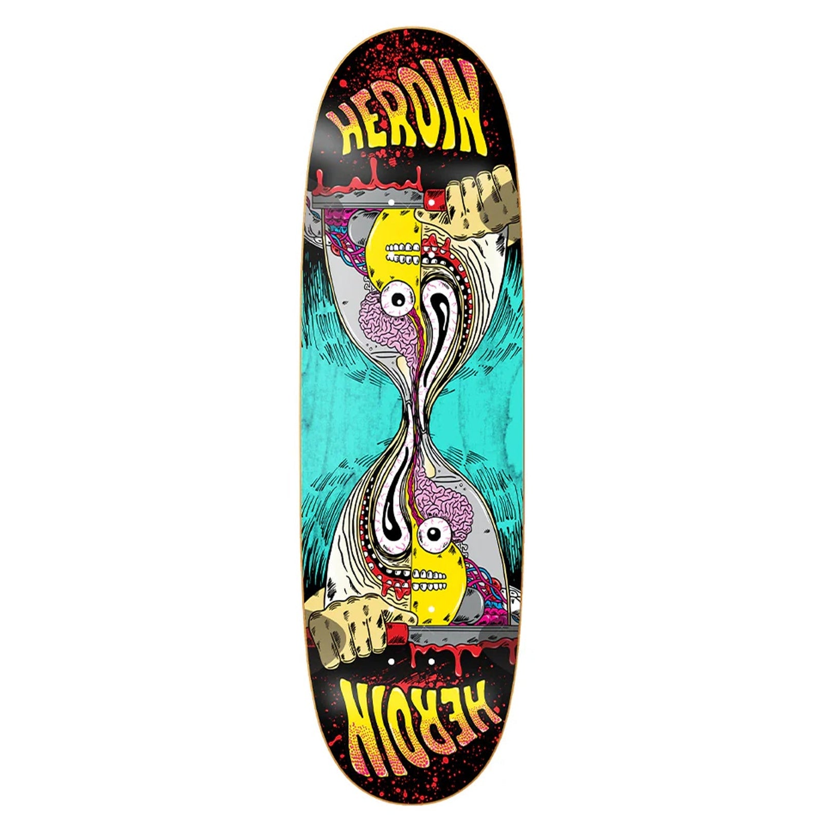HEROIN DECK MERGED ANATOMY RAZOR EGG (9.25")