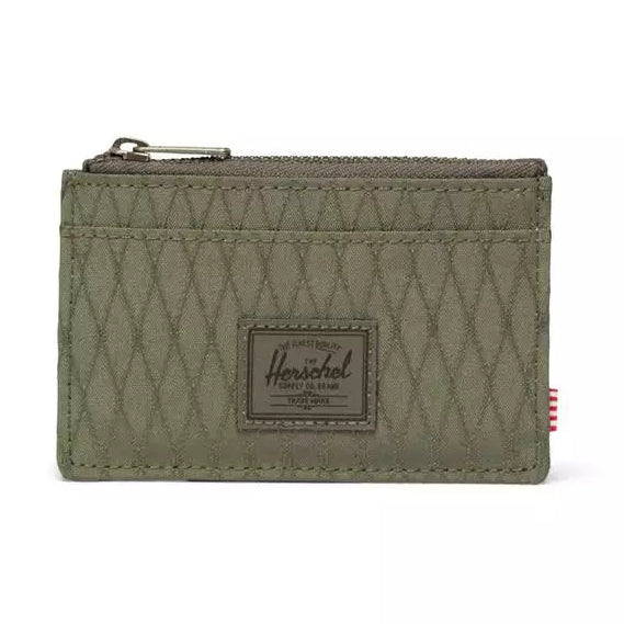 HERSCHEL OSCAR CARDHOLDER IVY GREEN DIAMOND