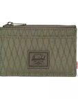 HERSCHEL OSCAR CARDHOLDER IVY GREEN DIAMOND