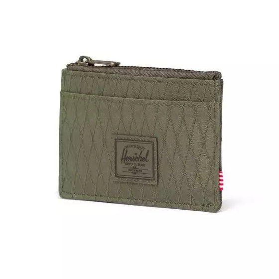 HERSCHEL OSCAR CARDHOLDER IVY GREEN DIAMOND