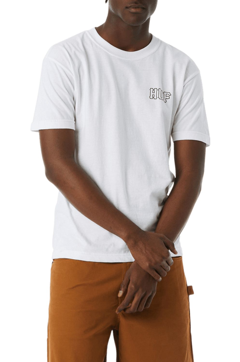 HUF SET H T-SHIRT WHITE - The Drive Skateshop