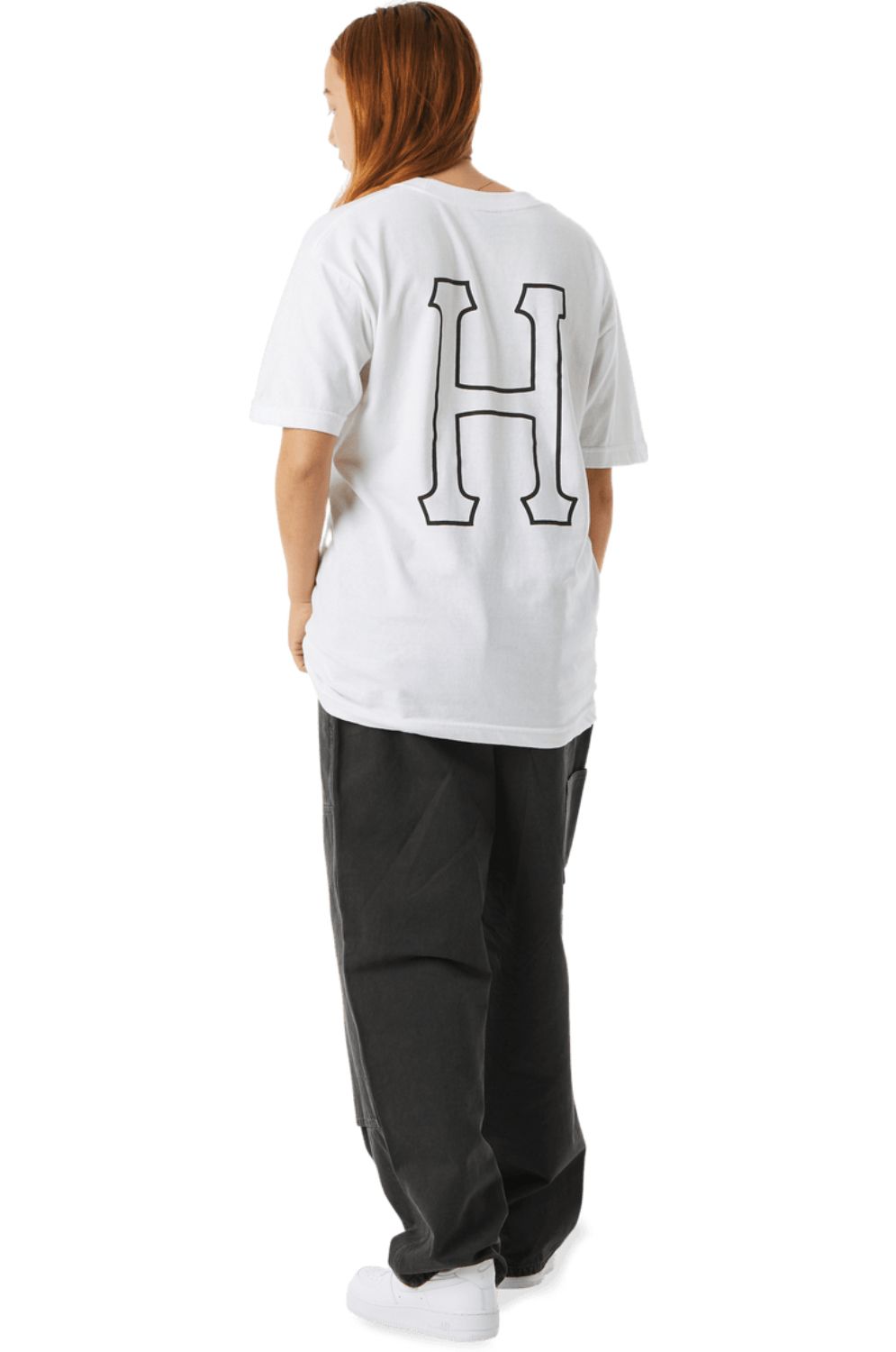 HUF SET H T-SHIRT WHITE - The Drive Skateshop