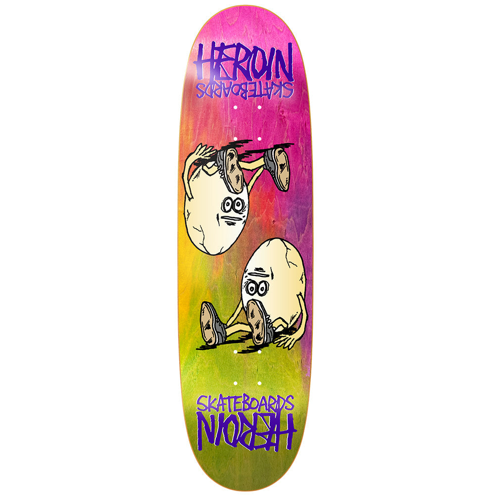 HEROIN DECK SYMMETRIC EGG RAINBOW (8.75")