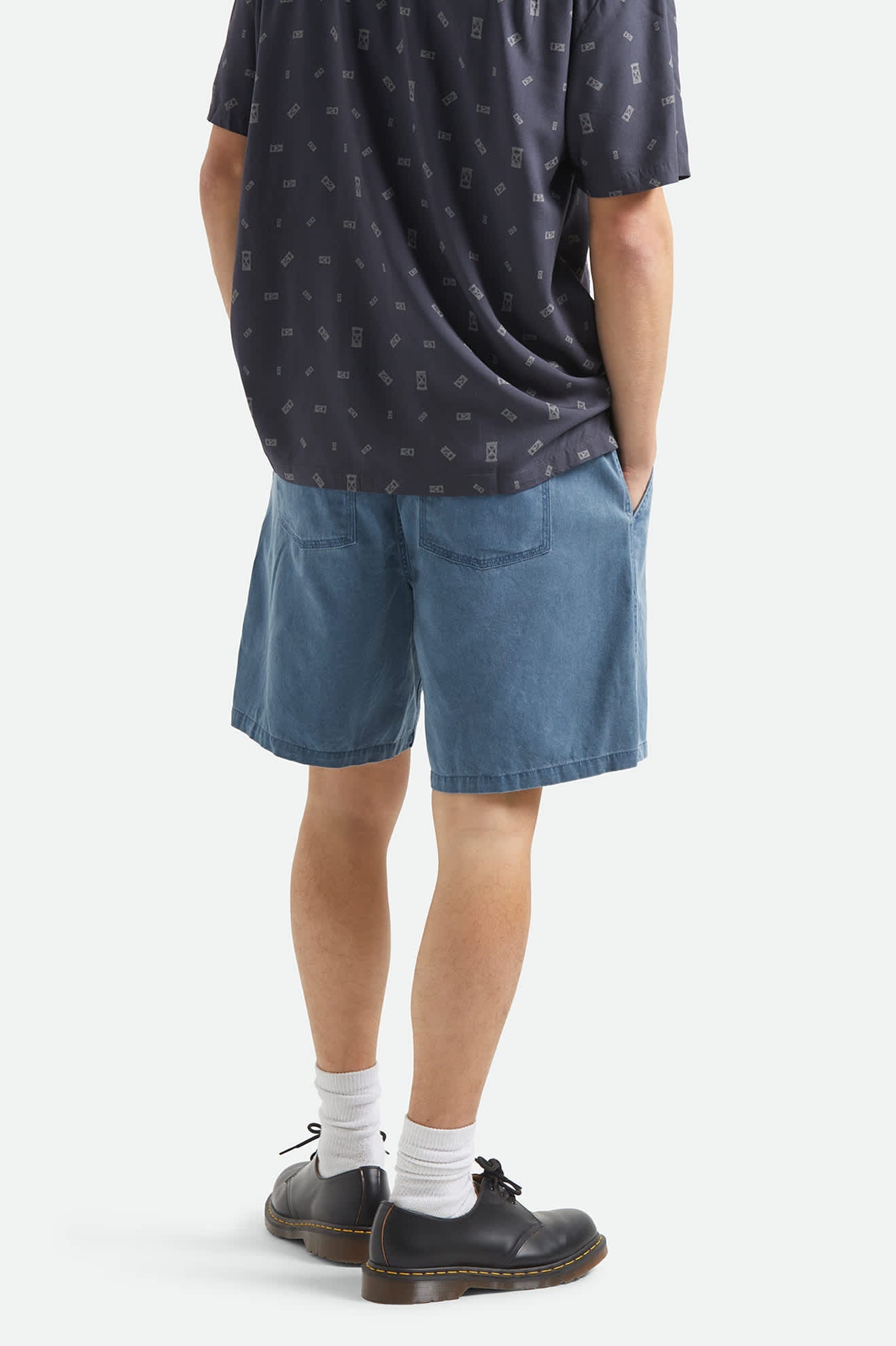 BRIXTON EVERYDAY VINTAGE WASH SHORT MIDNIGHT BLUE