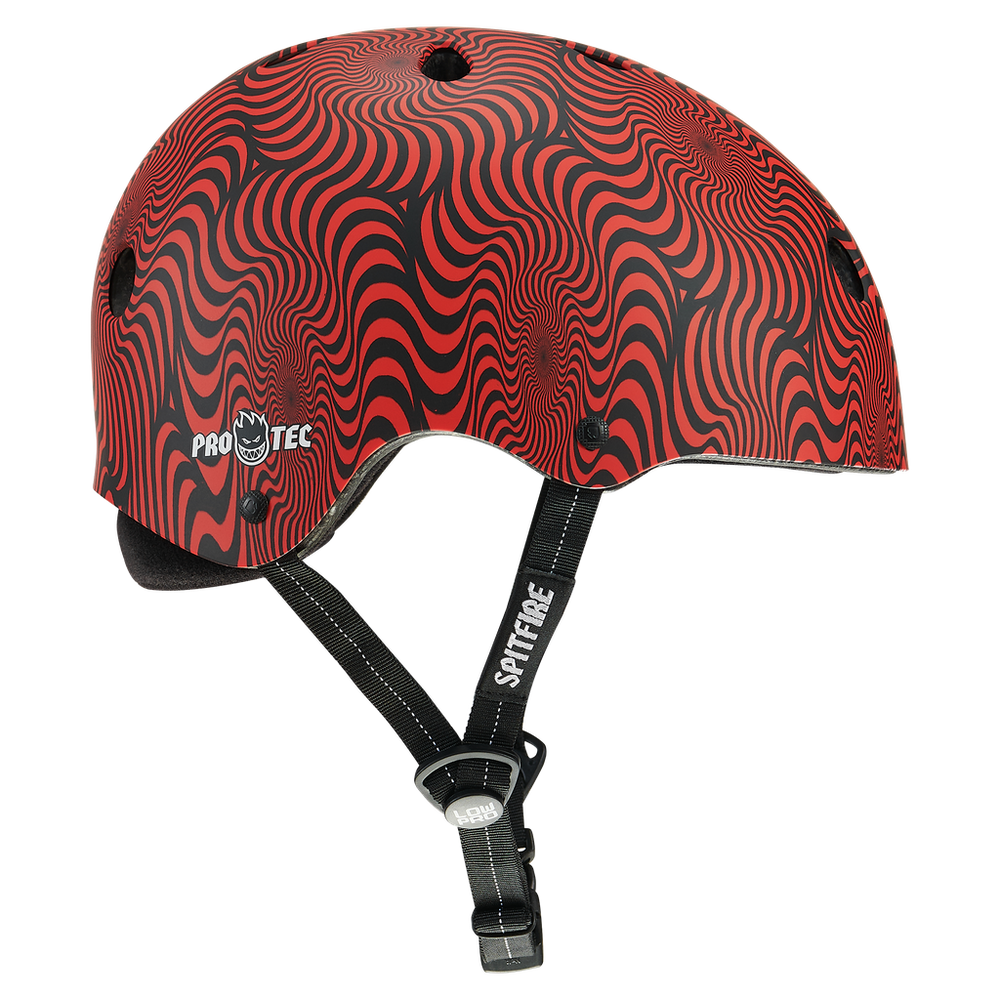 PRO-TEC X SPITFIRE LOW PRO RED SWIRL - The Drive Skateboard Shop
