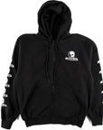 SKULL SKATES LOGO ZIP HOODY BLACK