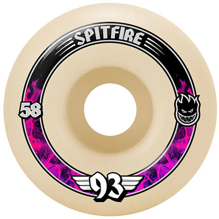 SPITFIRE WHEELS FORMULA FOUR SOFT SLIDERS 93DU RADIAL (58MM)