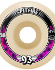 SPITFIRE WHEELS FORMULA FOUR SOFT SLIDERS 93DU RADIAL (58MM)