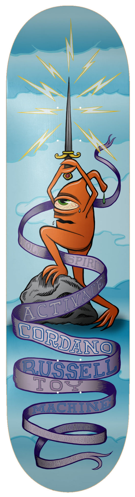 TOY MACHINE DECK CORDANO RUSSEL ACTIVATE (8.25")
