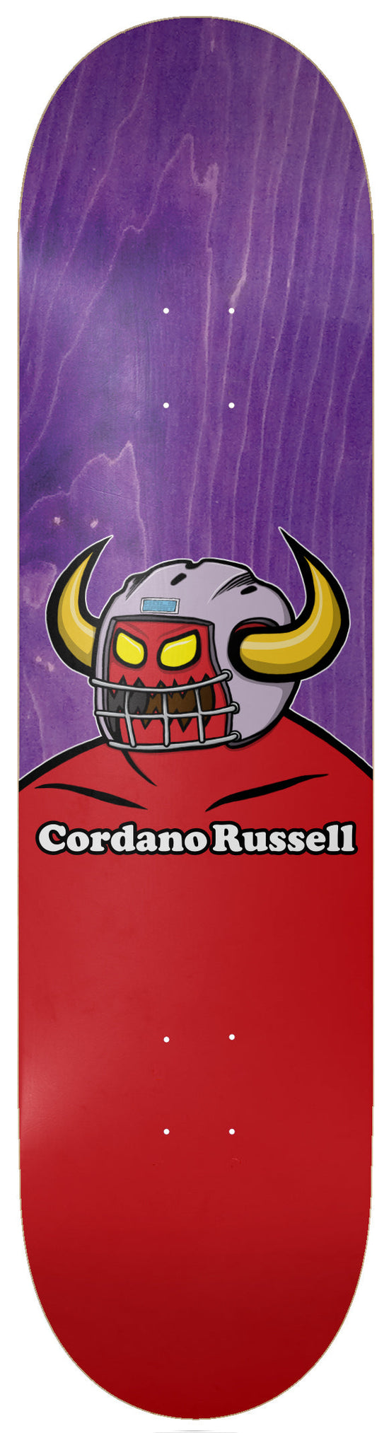 TOY MACHINE DECK CORDANO RUSSEL HOLY SPIRIT MACHO TECH (8.75")