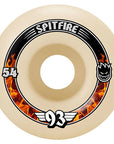 SPITFIRE WHEELS FORMULA FOUR SOFT SLIDERS 93DU RADIAL (54MM)