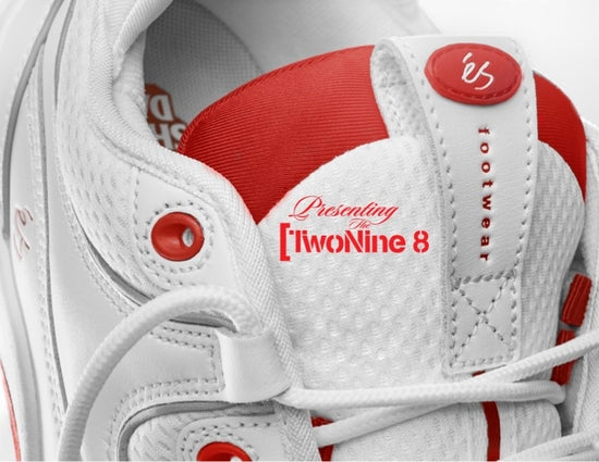 ES TWO NINE 8 WHITE/RED - The Drive Skateshop