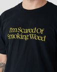 JACUZZI SCARED WEED PREMIUM TEE BLACK - The Drive Skateboard Shop