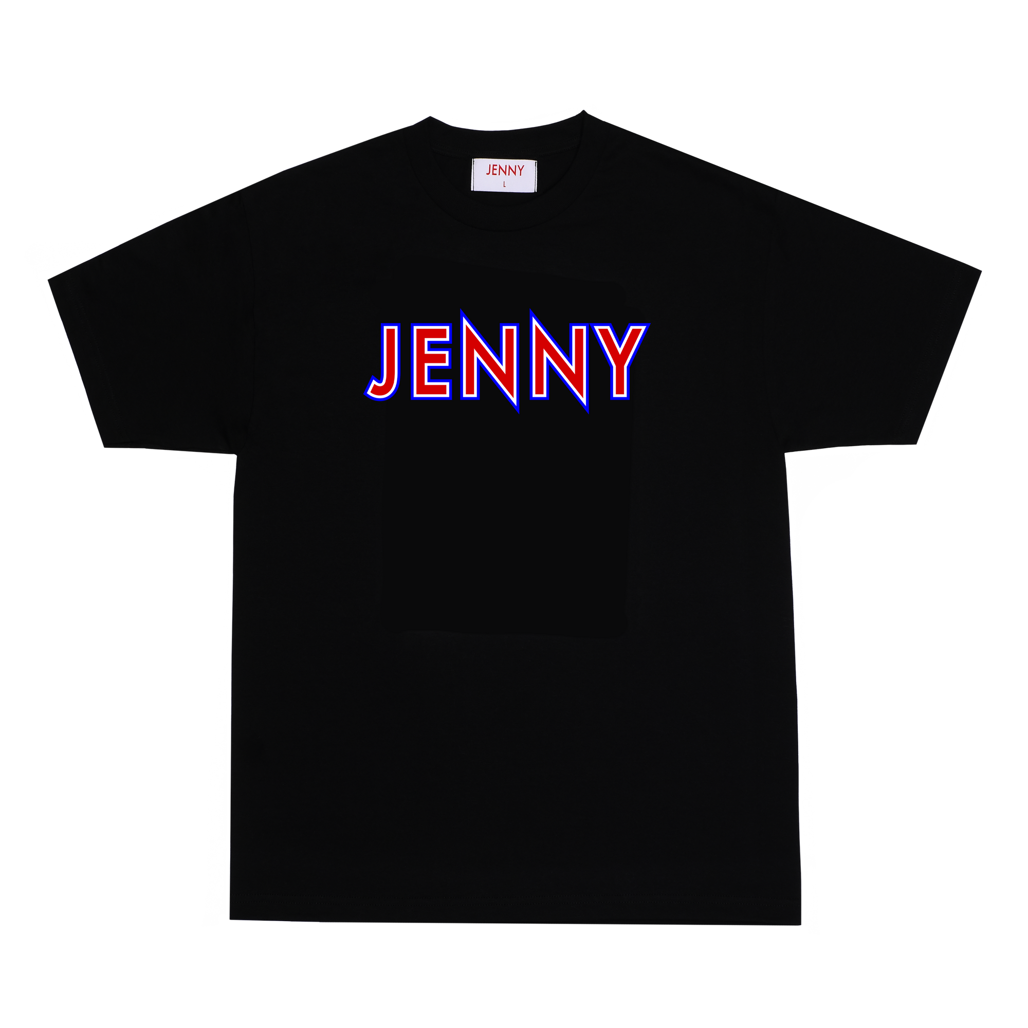 JENNY OUTLINE TEE BLACK