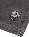 LOVIAH JHORTS BLACK WASH DENIM