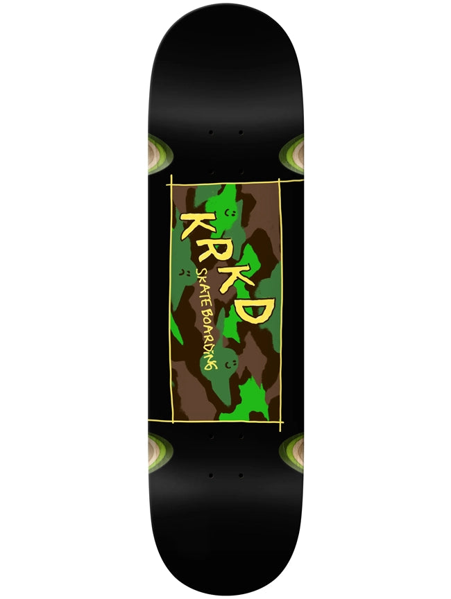 KROOKED DECK KAMO WHEEL WELLS BLACK (8.25"/9")