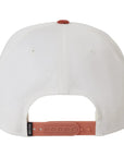 BRIXTON BEEKMAN MP SNAPBACK HAT OFF WHITE/RUST