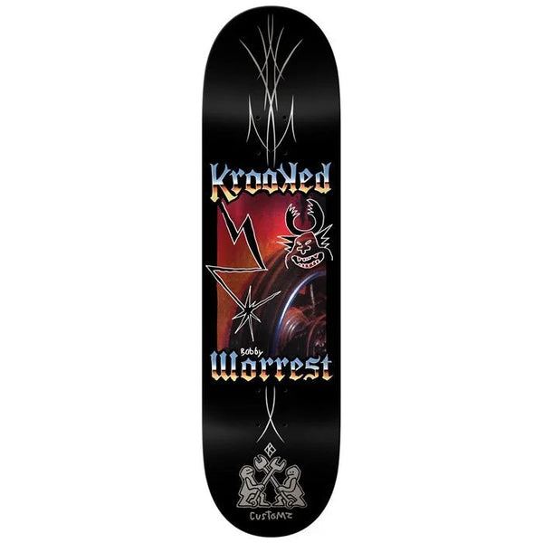 KROOKED DECK WORREST CHROME ZONE TWIN TAIL (8.38")