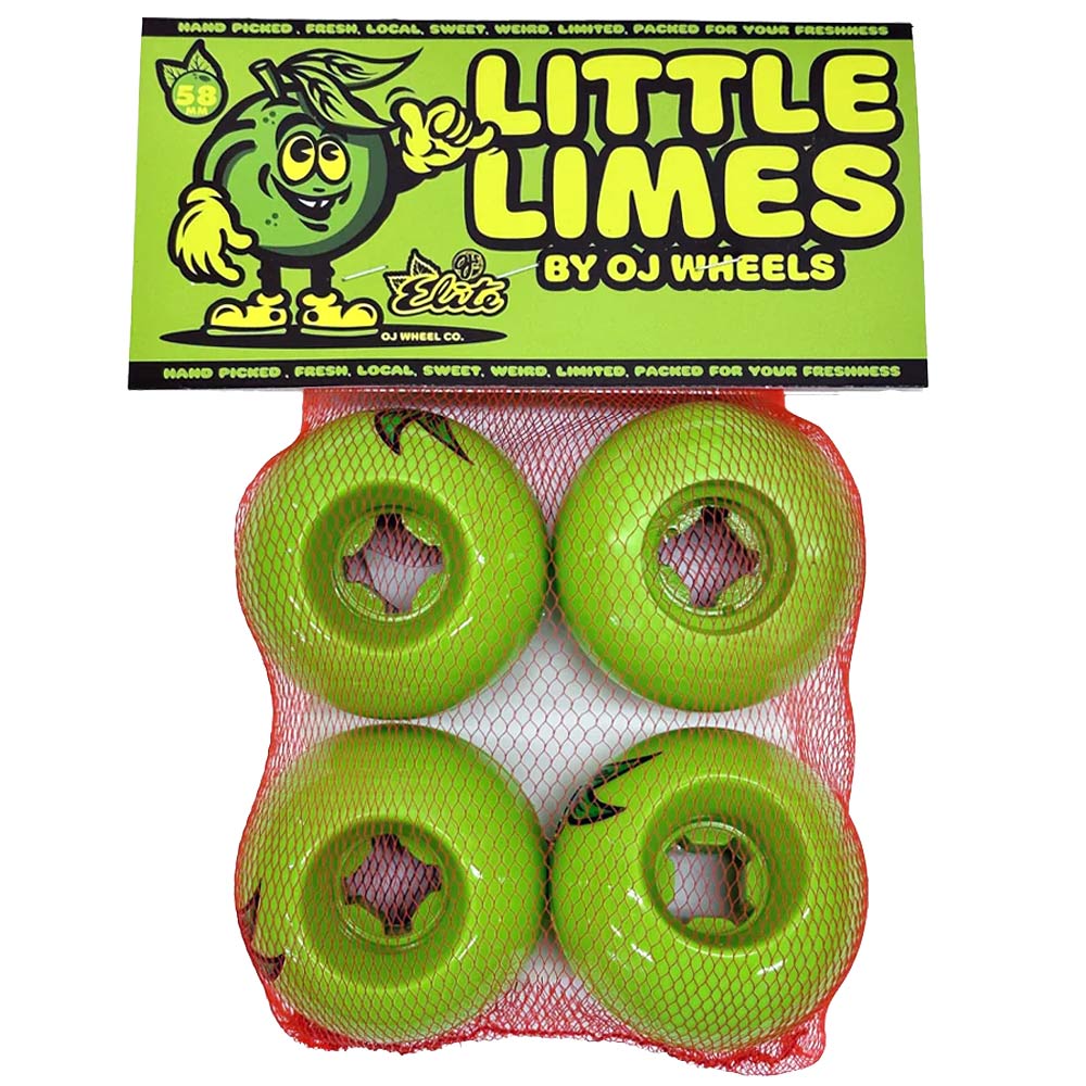 OJ WHEELS LITTLE LIMES LIL DOODIES GREEN 99A (58MM) - The Drive Skateboard Shop