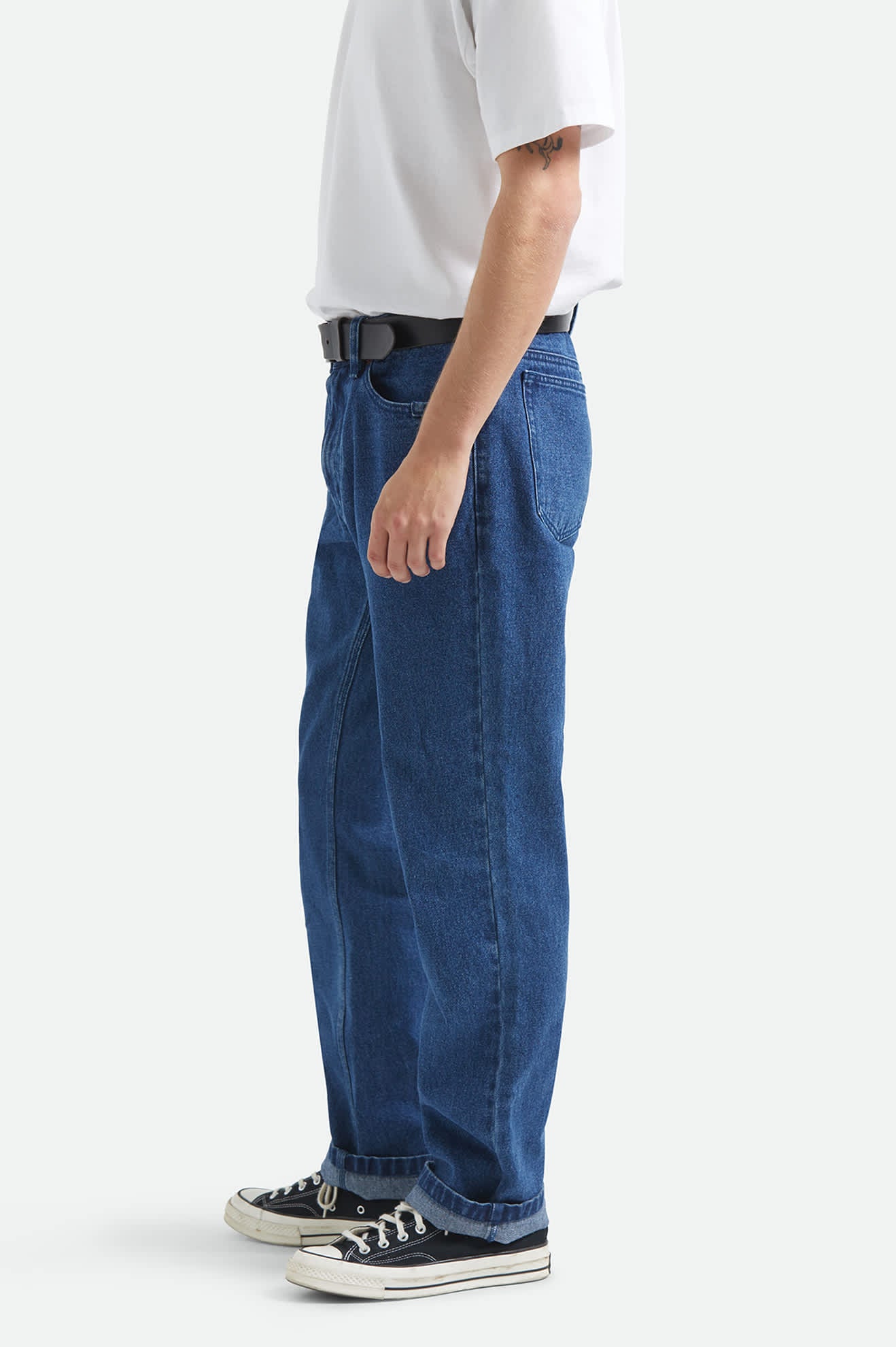 BRIXTON BUILDERS 5 POCKET PANT MEDIUM WASH DENIM