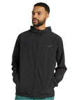 NEW BALANCE NUMERIC WOVEN ZIP JACKET BLACK