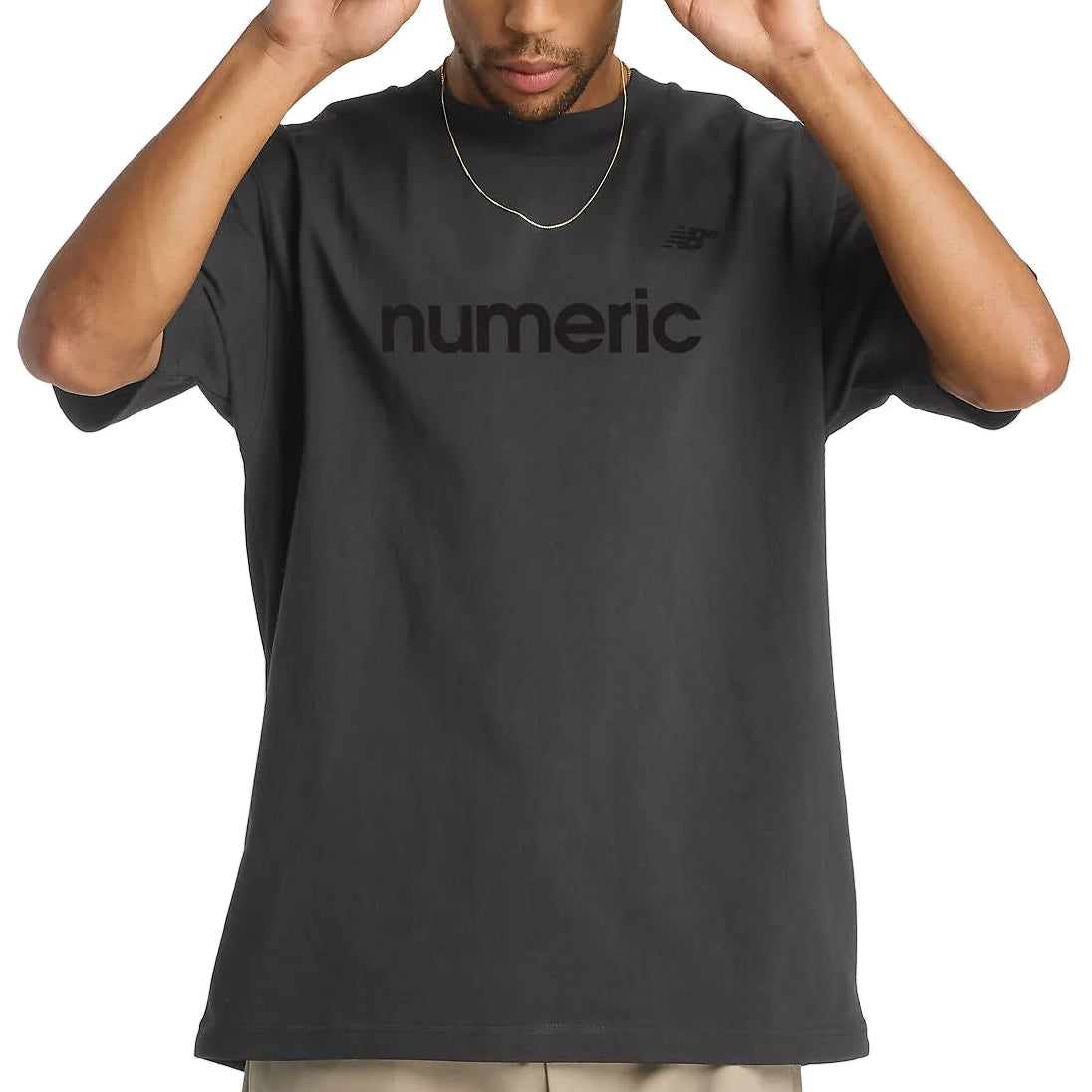 NEW BALANCE NUMERIC COTTON T-SHIRT FADED BLACK - The Drive Skateboard Shop