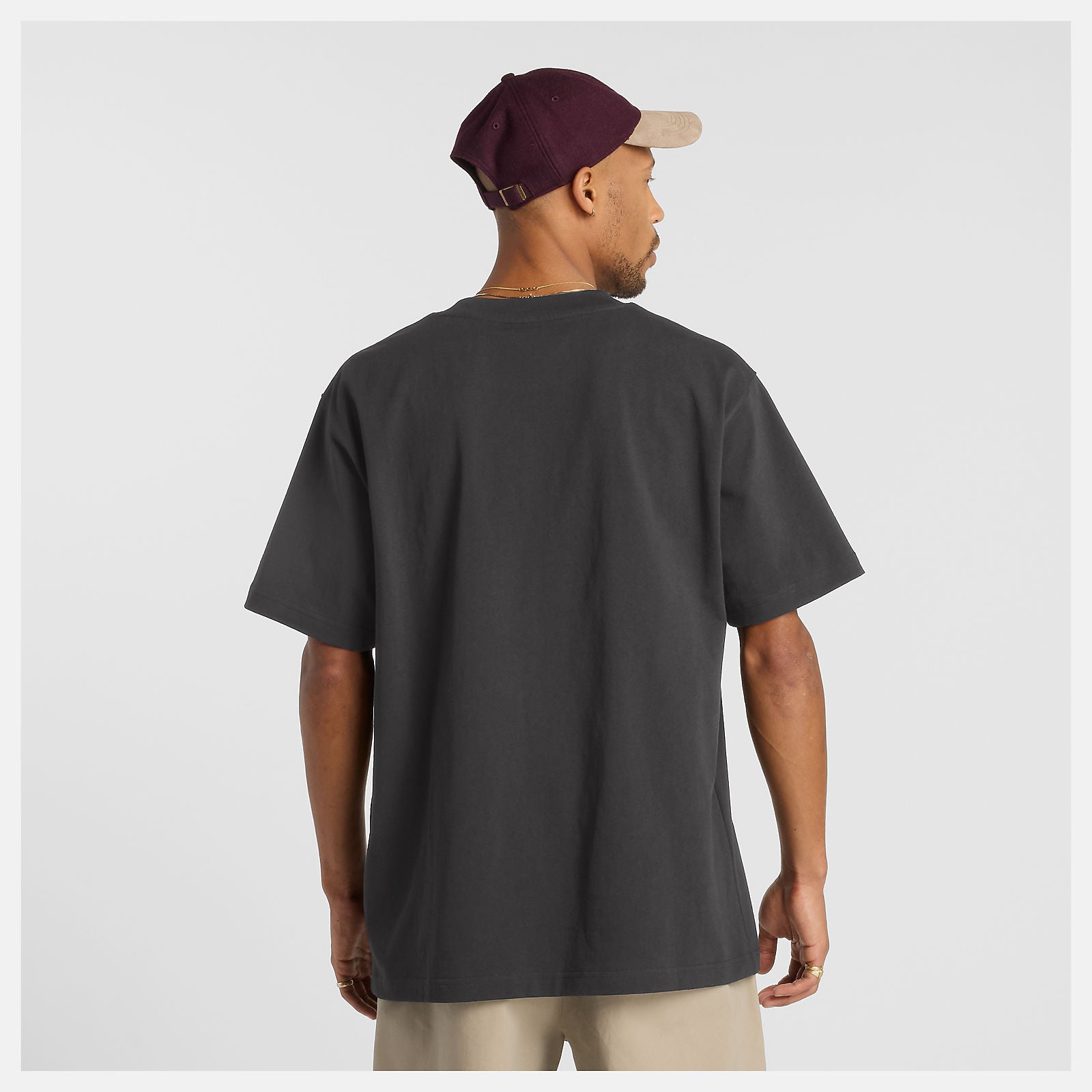 NEW BALANCE NUMERIC COTTON T-SHIRT FADED BLACK - The Drive Skateboard Shop