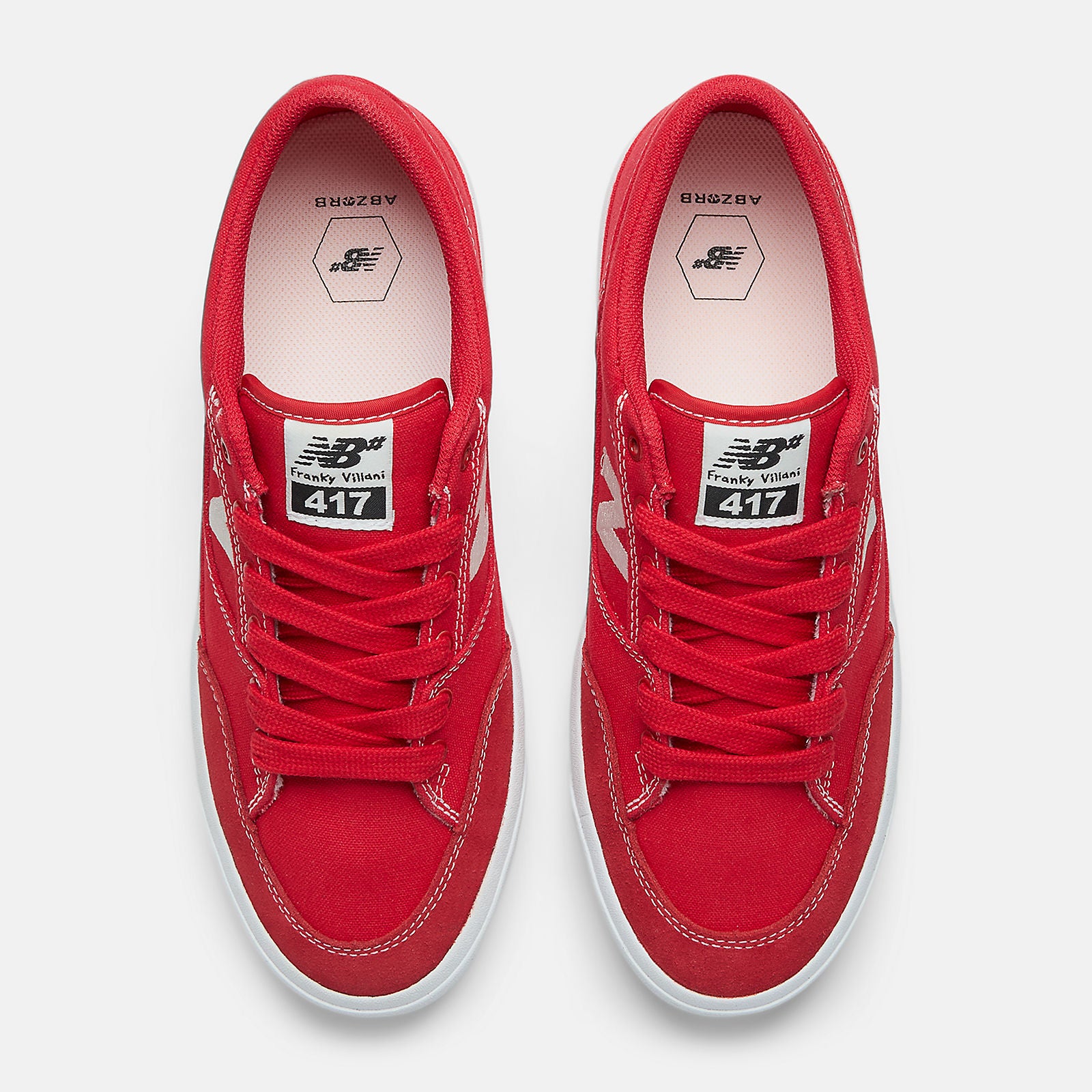 NEW BALANCE 417 FRANKY VILLANI RED/WHITE