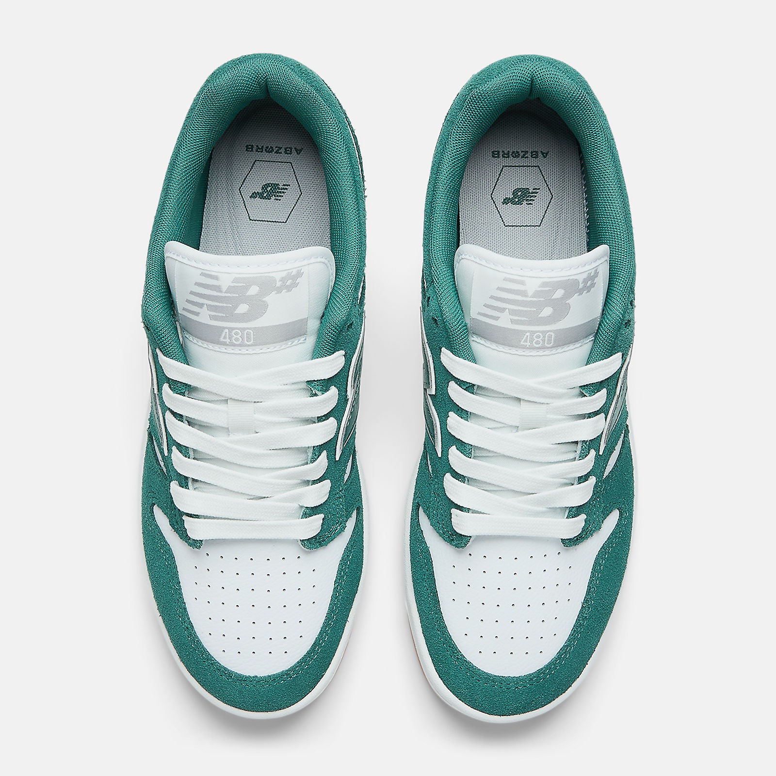 NEW BALANCE 480 GREEN WHITE - The Drive Skateboard Shop