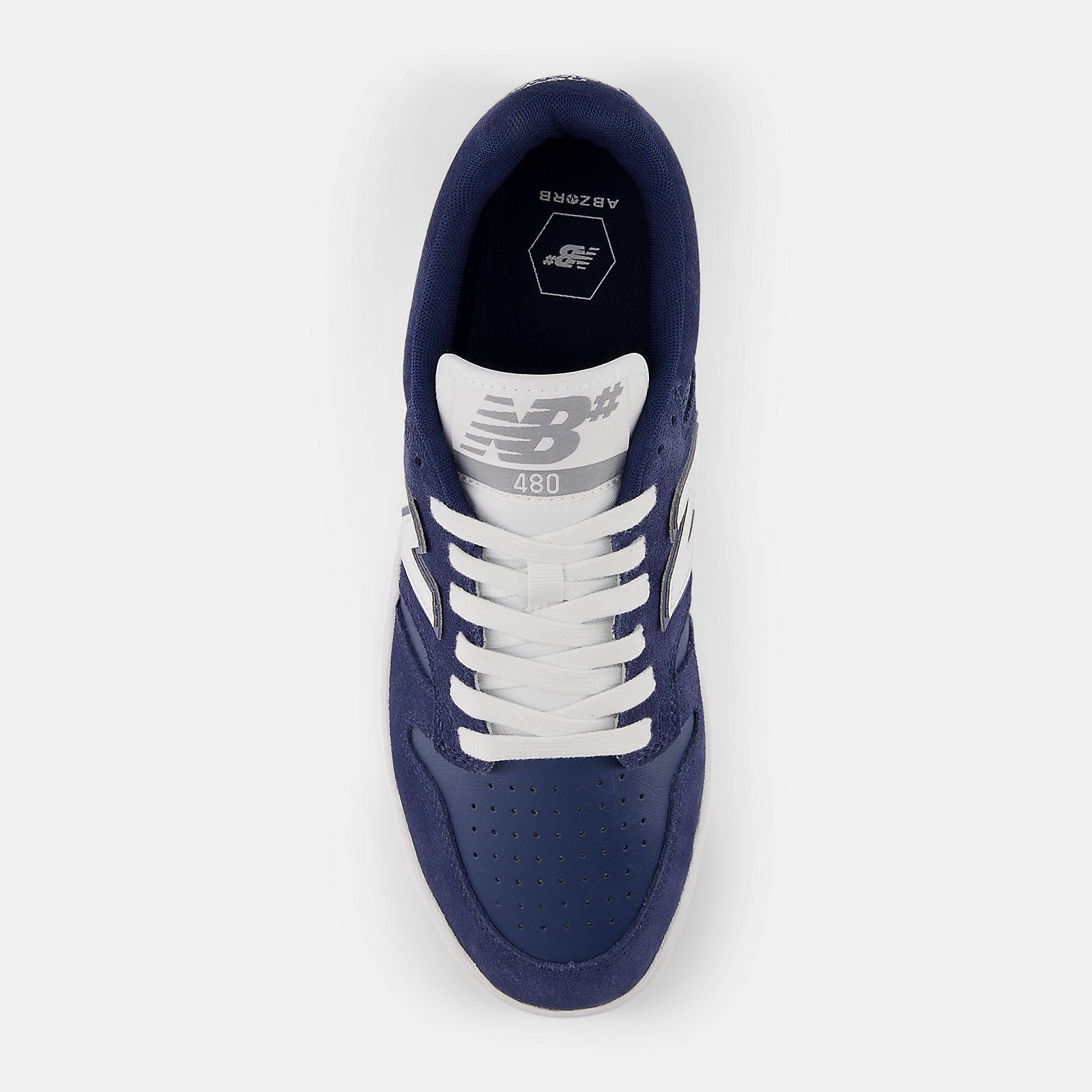 NEW BALANCE 480 NAVY/WHITE – The Drive Skateboard Shop