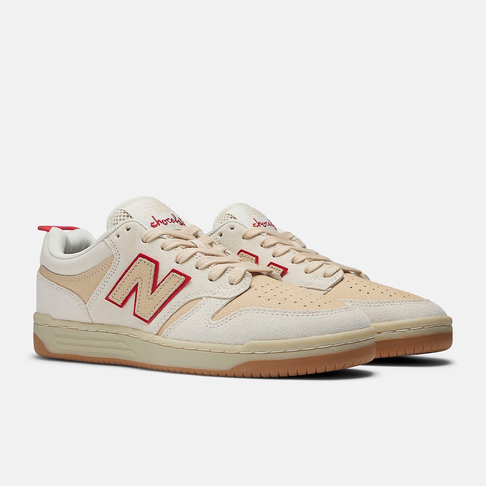 NEW BALANCE X CHOCOLATE 480 SEA SALT/RED