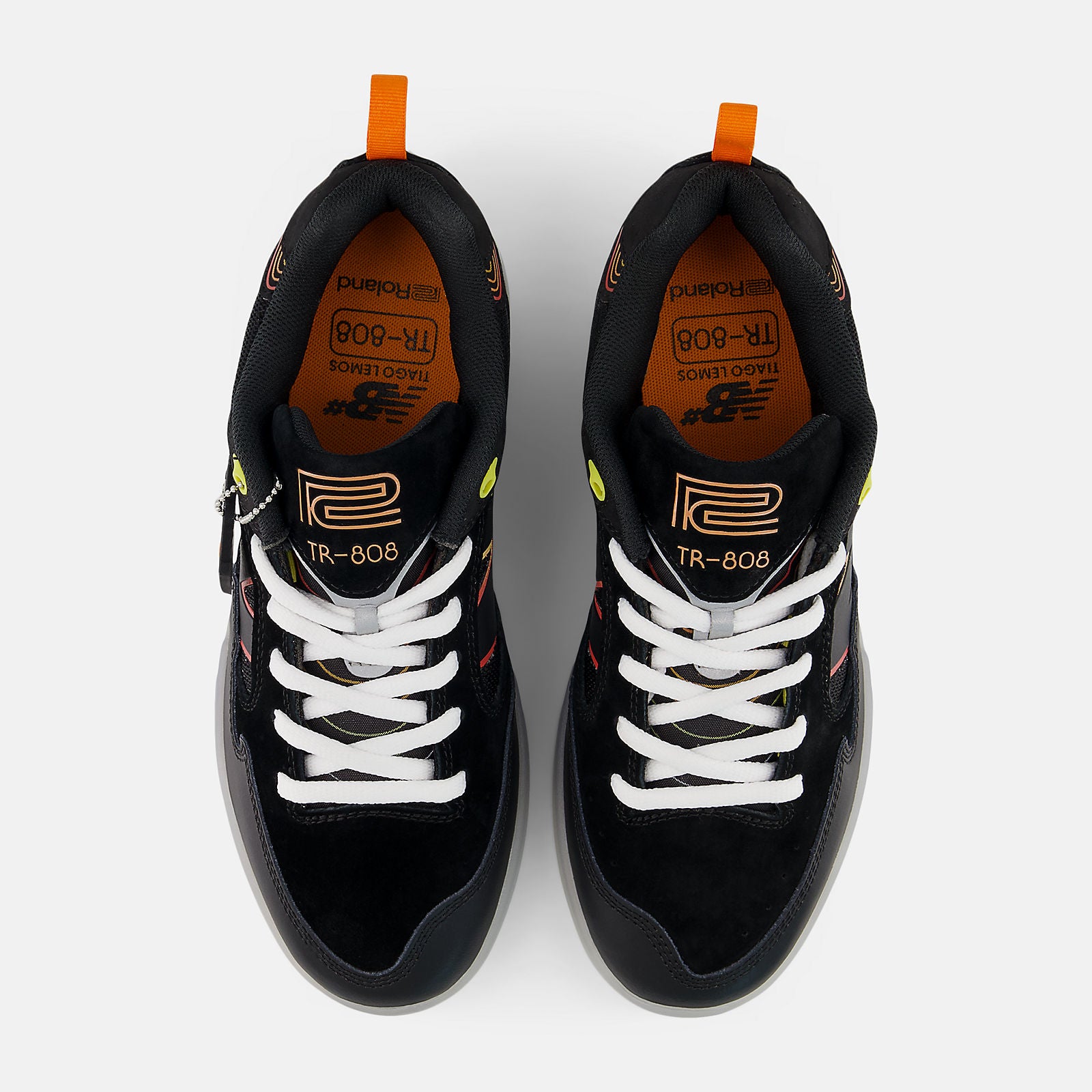 NEW BALANCE X ROLAND TIAGO 808 LIGHT BLACK/ORANGE