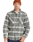 BRIXTON HEAVY WEIGHT FLANNEL BLCK/CHARCOAL