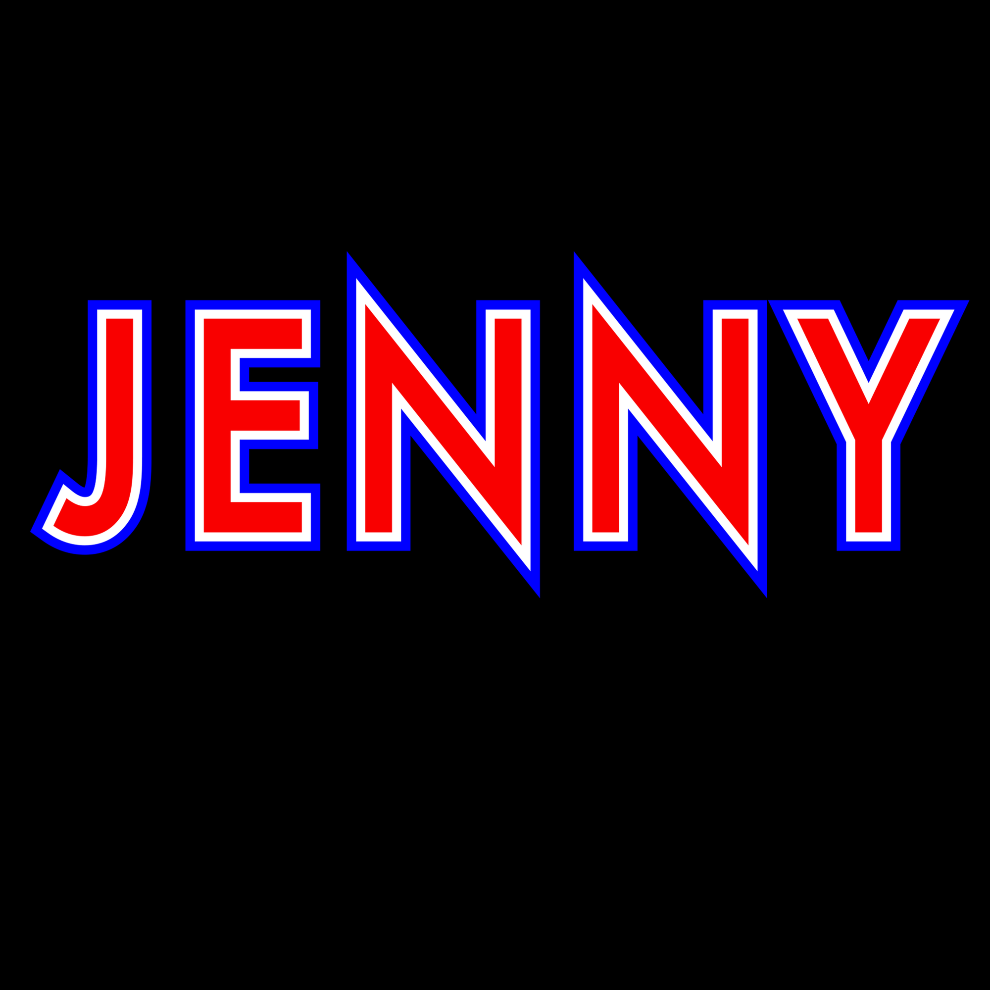 JENNY OUTLINE TEE BLACK